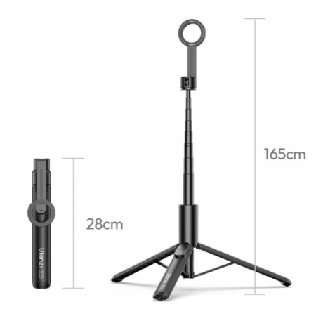 Ulanzi SK27 Magnetic Version (S016) - mini statyw i selfie stick z magnetycznym uchwytem do smartfona - wymiary